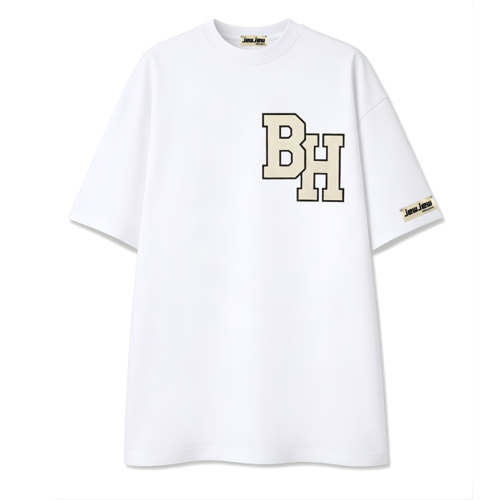 T-Shirt BH logo couleur crème